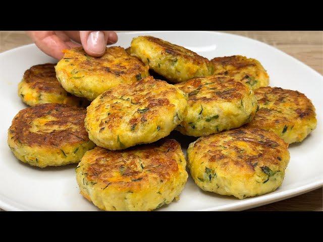 Potatoes with zucchini are tastier than meat! Easy and cheap recipe!