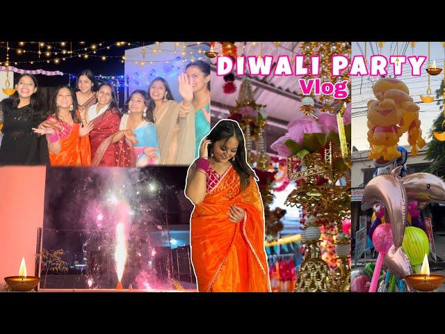 First Ever Diwali Party at our House🪔|| Games + Dance || Vatsala Negi