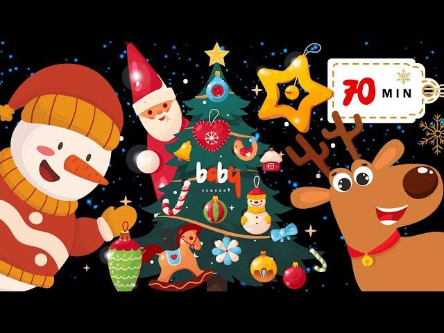 Decorate the Christmas Tree! ⭐ Groovy Baby Sensory Video 