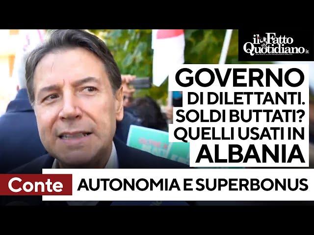 Conte vs Meloni: "Superbonus spreco di soldi? Lei lo ha prorogato. Vogliamo parlare dell'Albania?"