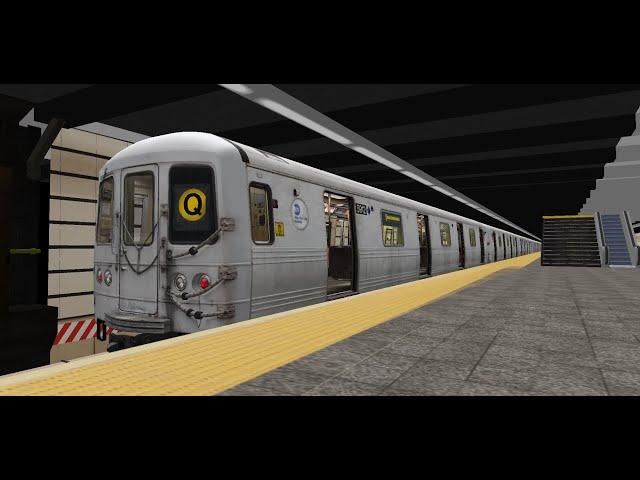 openbve: Q train R46...  96 street to coney island-stillwell avenue