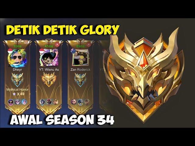 Detik Detik Mythic Glory Season 34! Ketemu Full Team PERTALEGENDS Esports!