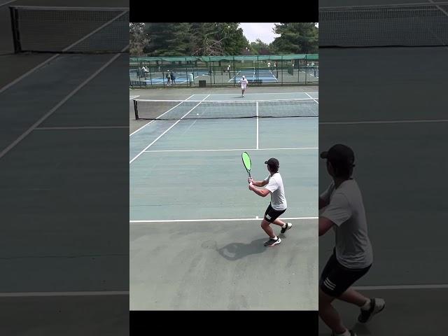 The best possible shot in tennis