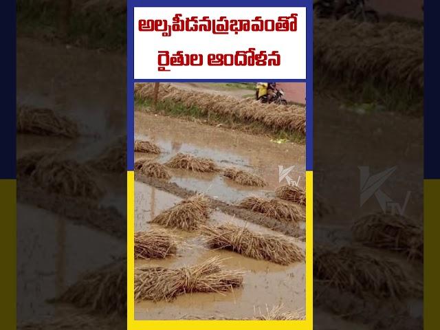 అల్పపీడనప్రభావంతో రైతులఆందోళన | Ktv Telugu #ktvtelugu