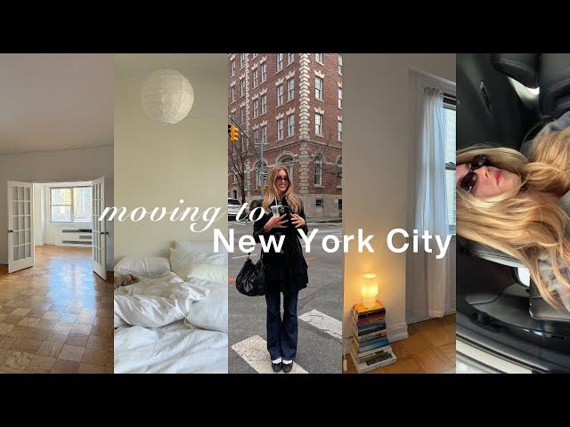 moving to NYC alone | empty apartment tour & getting settled