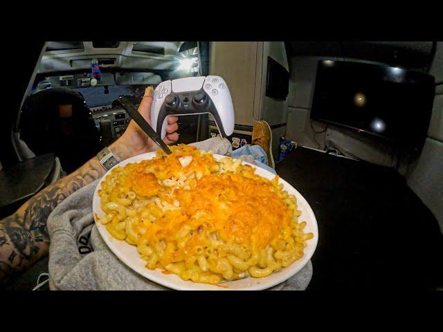 Cooking Mac & Cheese inside of My Truck *southern style*