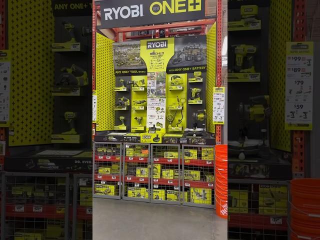 Ryobi tools at Home Depot #ryobi #tools #homedepot