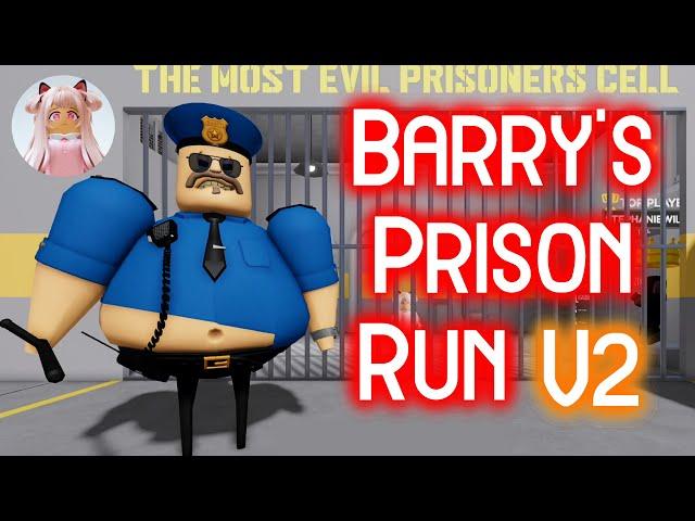 BARRY'S PRISON RUN V2 - Roblox Gameplay Walkthrough Barry Prison Run No Death [4K]