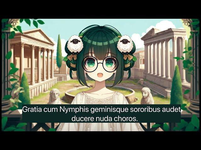 VTuber Recites 2,000 Year Old Latin Poetry!