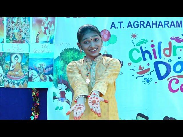 Dasaavataram  Dance Performance by keerthi - Krishnam vande jagadgurum on nov 14th childrens day