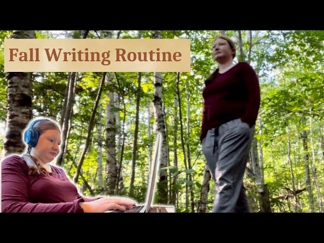 Fall Writing Routine #authortuber #writing