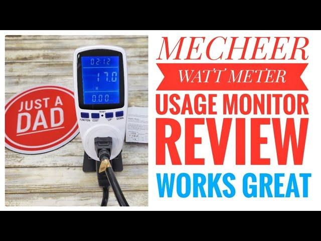 Review & How To Use Watt / Power Meter to Monitor Electricity use by MECHEER