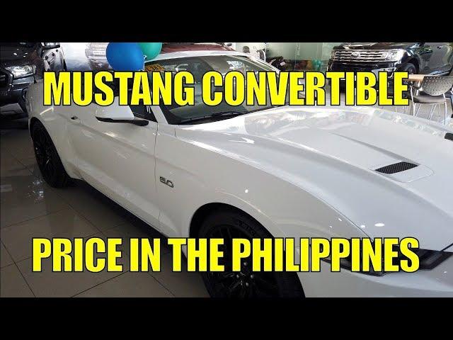 Mustang Convertible, Price In The Philippines.