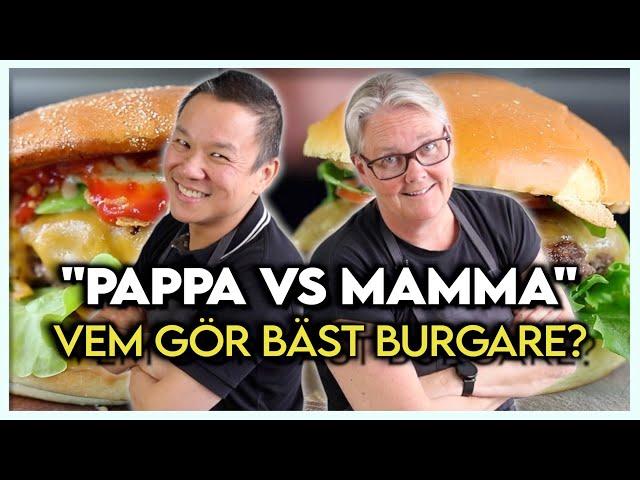 Mamma Poon vs Pappa Poon | VEM Gör Bäst Hamburgare?