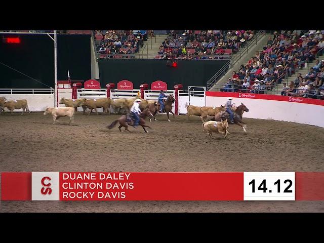 High fives all around for Team Cattle Penning trio from Alberta