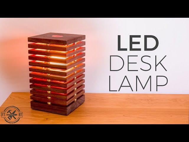 DIY Desk Lamp with Color Changing LED Light