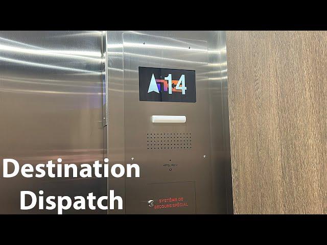 First DD! Otis (mb. TKE AGILE) Traction Elevators | 150 René-Lévesque | Québec City, QC