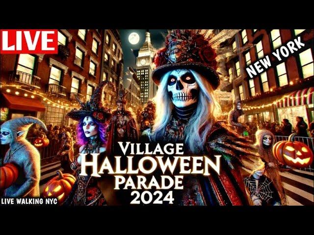 Halloween Parade 2024 NYC LIVE  Village HALLOWEEN PARADE New York City 