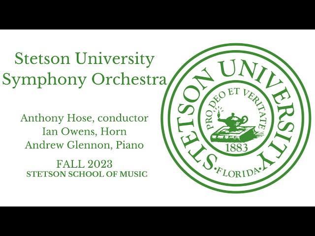 Stetson University Symphony Orchestra 12/1/2023