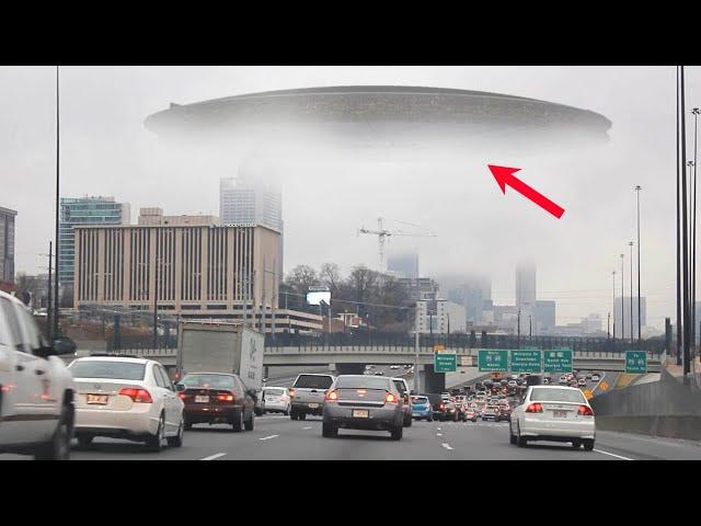 Black UFO Appeared Over Atlanta, Then This Happened