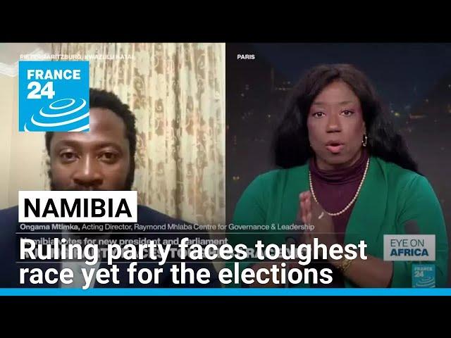 Namibia: Ruling party faces toughest race yet for the elections • FRANCE 24 English