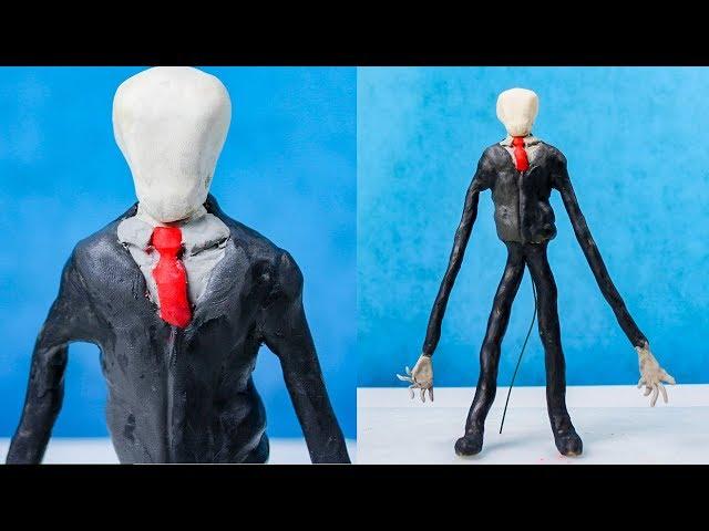 СЛЕНДЕРМЕН ИЗ ПЛАСТИЛИНА | Slender man Plasticine Tutorial