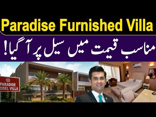 Bahria Paradise Furnished Villa | 500 Yards House for Sale | 500 Yards Villas In bahria town karachi