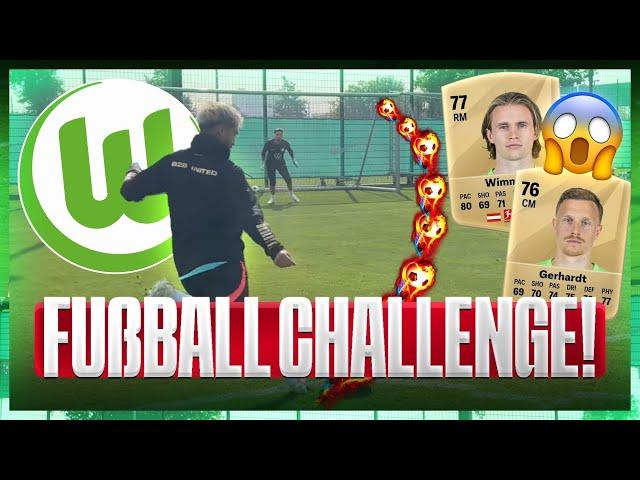 So gut sind Wolfsburg Profis ️ | Bilal Kamarieh Fußballchallenge