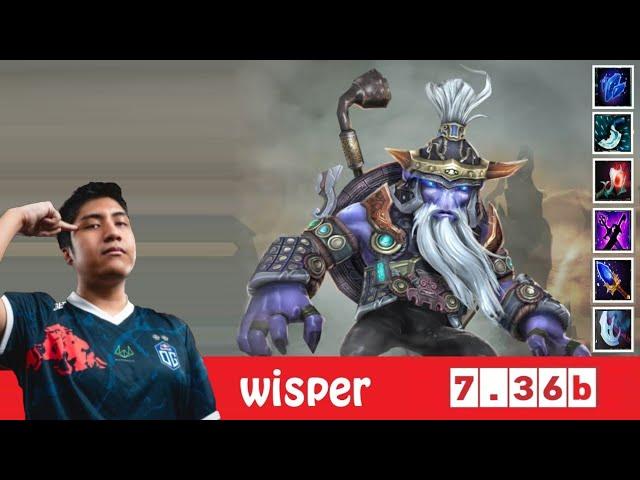 [DOTA 2] OG.Wisper the DARK SEER [OFFLANE] [7.36b]