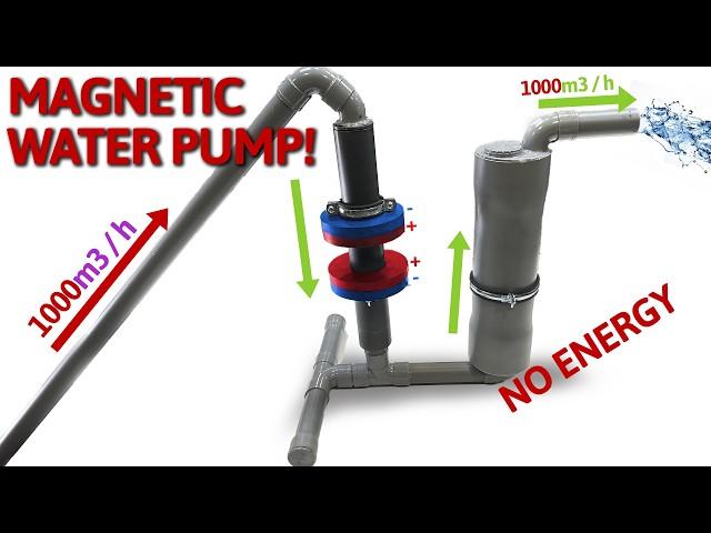 This Magnetic Water Pump Works Without Electricity