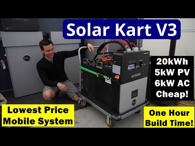 Solar Kart Version 3! Lowest Price Solar System Around AND Beginner Friendly