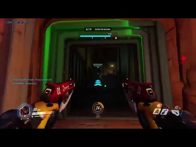 Overwatch Pro Tracer gameplay Ps4