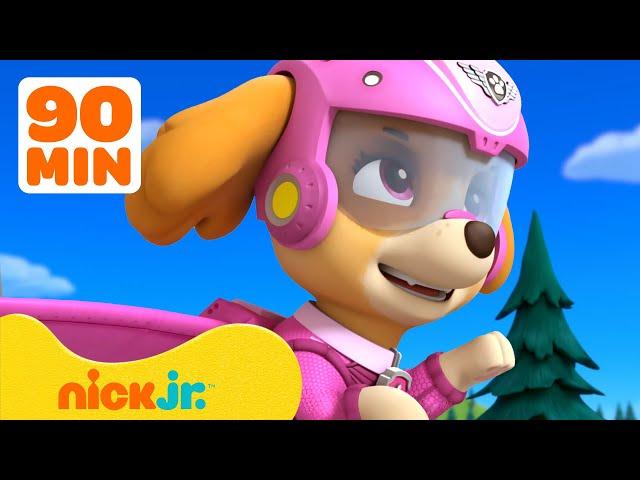 Щенячий патруль | Щенячий патруль спасает на высоте! Со Скай ️ 90 минут  | Nick Jr. Cyrillic