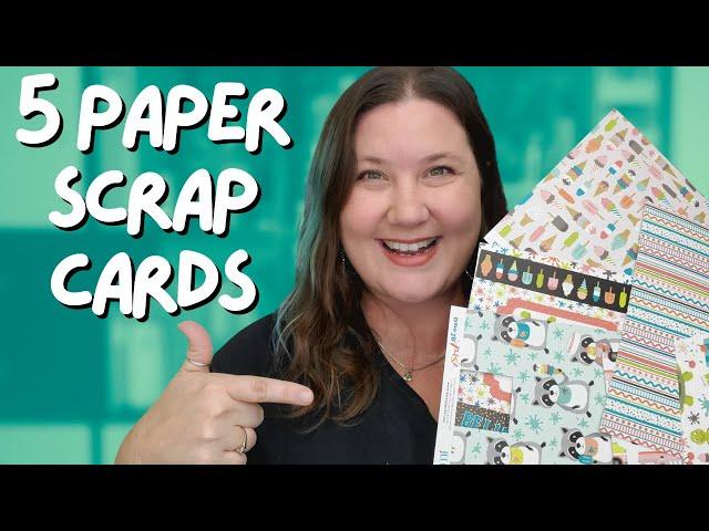 5 Card Ideas to BASH your Paper Stash