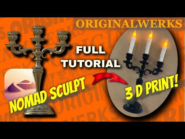 Nomad Sculpt Tutorial: From Sculpt To 3D Print!