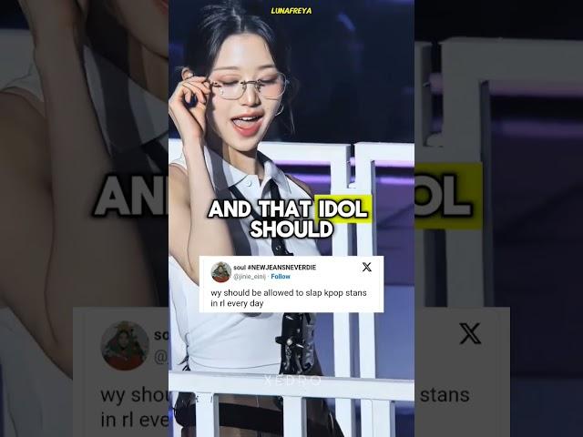 FAN asked Wonyoung to SLAP her #kpop#ive #wonyoung#kpopfan#subscribe#trending#girlgroup#jangwonyoung