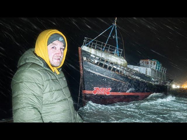 Camping on Shipwreck During a Storm Left us Fearing for our Lives