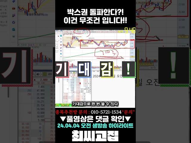 [4월4일 매매] 기대감!! 박스권 돌파는 무조건 체크!!  #shorts  #주식 #주식단타 #주식종목 #상한가 #주식초보 #급등주 #단타 #증시 #시황 #하나마이크론