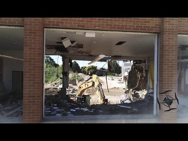 Demolition Begins At West Jordan Middle School