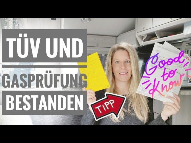 HAUPTUNTERSUCHUNG (TüV) UND GASPRÜFUNG beim Wohnwagen - Kosten und Informationen - wohnwagenwelt