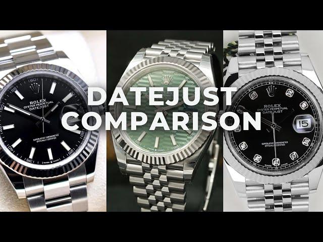 The Ultimate Rolex DateJust comparison! Which one should you choose?!