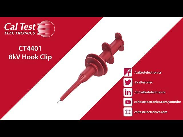 Cal Test Electronics CT4401 High Voltage Hook Clip