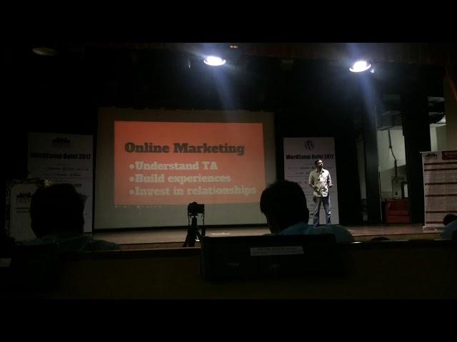 Mani Karthik WordCamp Delhi 2017 Talk #WCDelhi
