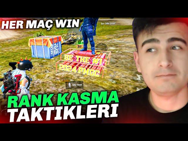 HER MAÇ WİN NASIL ALINIR ? PUBG Mobile Rank Kasma Taktikleri