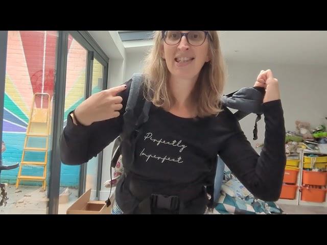 How to carry baby on your back in a Kahu Baby Carrier