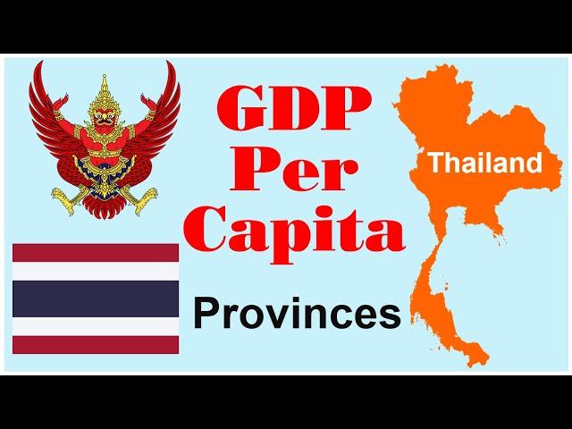 Nominal GDP per capita of Thailand's provinces in 2020| TOP 10 Channel