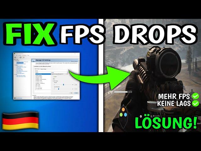 Warzone FPS Drops & Lags LÖSEN (100% Fix)