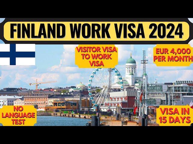 Finland Work Visa 2024 | Schengen Visa | Jobs in Finland with High Salary | Dream Canada