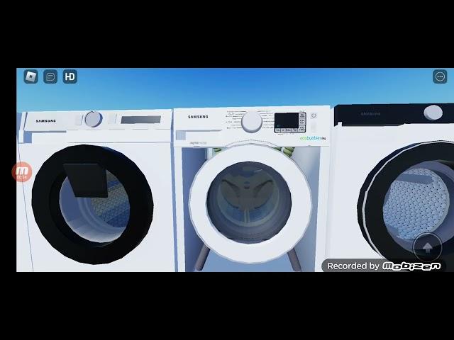 Playing Samsung Washing machine In ROBLOX [REMAKE]