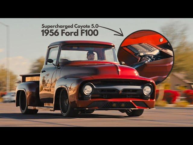 Driving a Widebody 1956 F100 w/ a Supercharged Coyote 5.0: Merlow